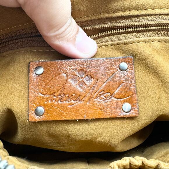 Patricia Nash Empoli Satchel With Bamboo Handle In Tribal Weave Pattern Mid-Size - Picture 11 of 13